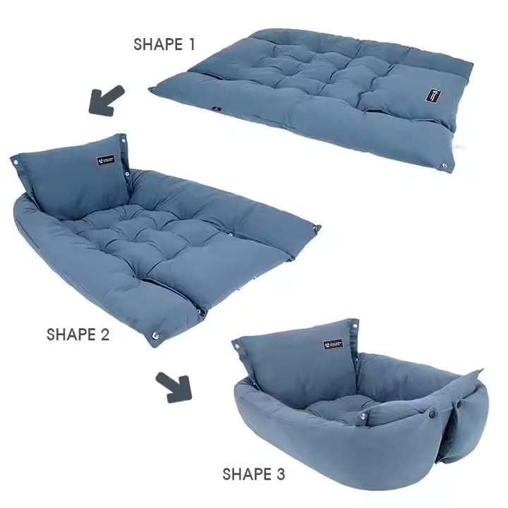 Multi-Shape Luxury Pet Bed for Dogs & Cats